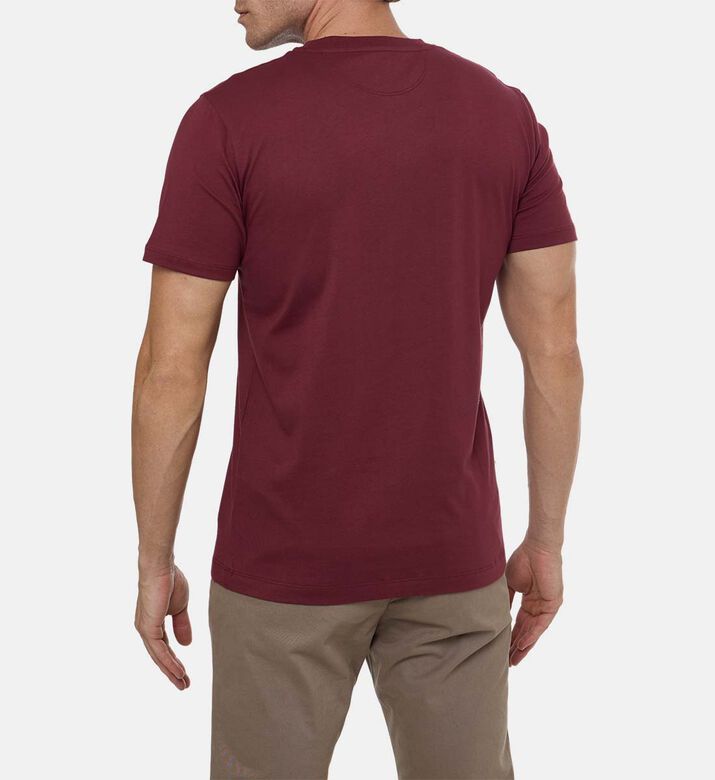 Hackett London Ts Heritage, Burgundy, Xl, Model View