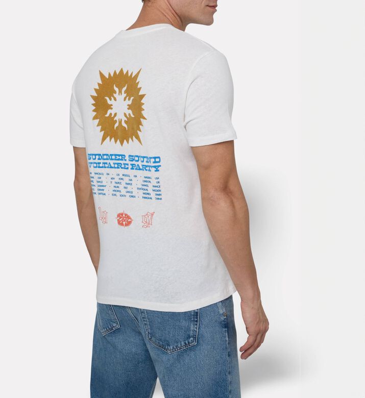 Zadig et Voltaire Tommy Logo Initials T-shirt, Model View