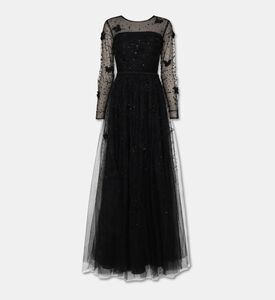 Suzy Matar Embellished Straps Maxi Dress, Blue, S, Packshot View