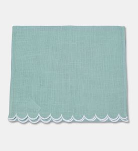 Home Deco and More Adelina Scalloped Design Table Runner, Packshot View