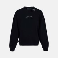 Loop-stitch Embroidered Sweatshirt