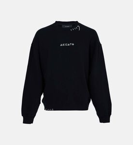 سويت شيرت مطرز بخياطة حلزونية