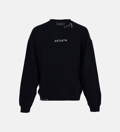Loop-stitch Embroidered Sweatshirt