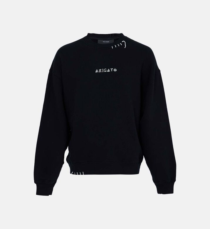 سويت شيرت مطرز بخياطة حلزونية