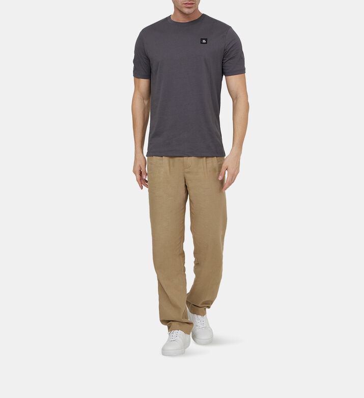 Cotton Logo-badge Short Sleeve T-shirt