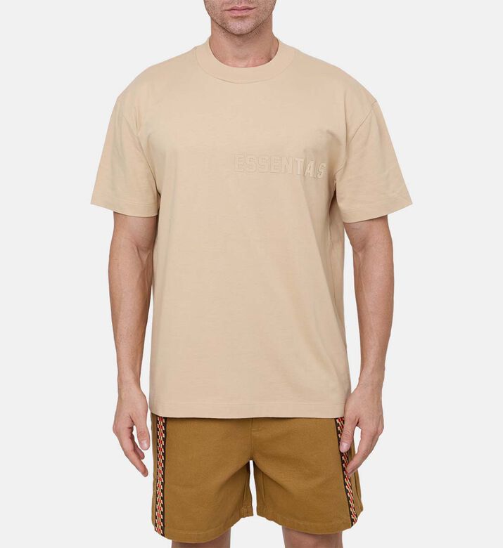 تيشيرت بقصة فضفاضة بنقشة بارزة