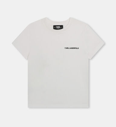 Boy Artwork Logo Cotton T-shirt