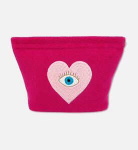 MiniMill Kids Pink Heart Towel Pouch, Packshot View