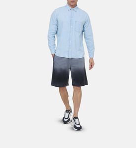 Washed Denim Button-down Shirt