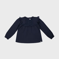 Jardin Ruffle-detailed T-shirt