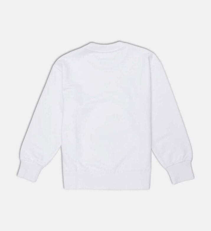 سترة برقبة دائرية بتصميم عيون جاحظة سترة برقبة دائرية بتصميم عيون جاحظة