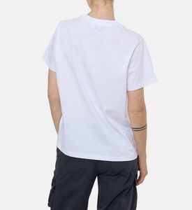 Ganni Cherry-print Regular-fit T-shirt, Model View