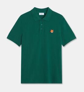 Maison Kitsune Polo Fox, Green, Xl, Packshot View