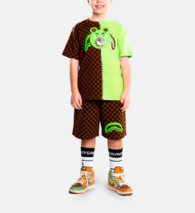 تيشيرت موني بير مقسوم بقصة عادية