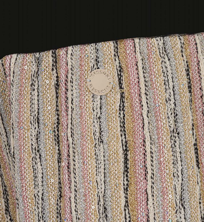 بنطال واسع مخطط منسوج بنطال واسع مخطط منسوج