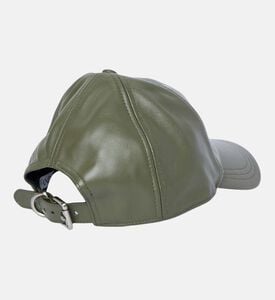 قبعة بيسبول جلدية مع شعار مرساة