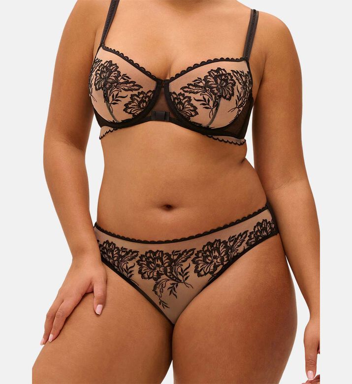 Low-rise Embroidered Bikini Briefs