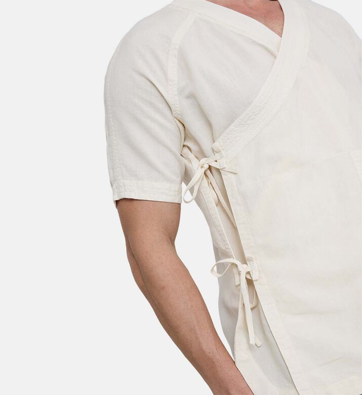 Asym Monk Hemp Shirt