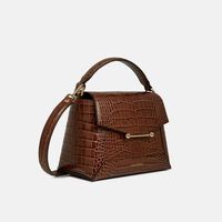 Mosaic Leather Top-handle Bag