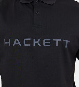 بولو قطن أساسي بطبعة شعار