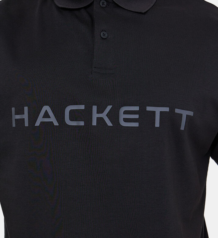 بولو قطن أساسي بطبعة شعار