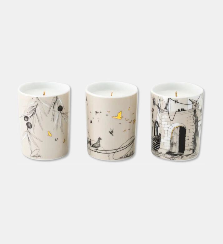 Silsal Naseem Mini Candle Trio, Packshot View