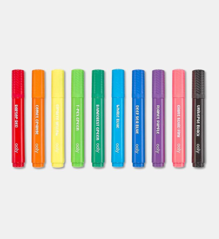 Ooly Big Bright Brush Markers, Packshot View