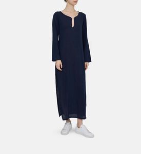Delia V-neck Long-sleeve Dress