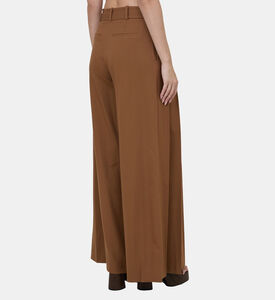 Simon Wide-leg Pleated Trousers