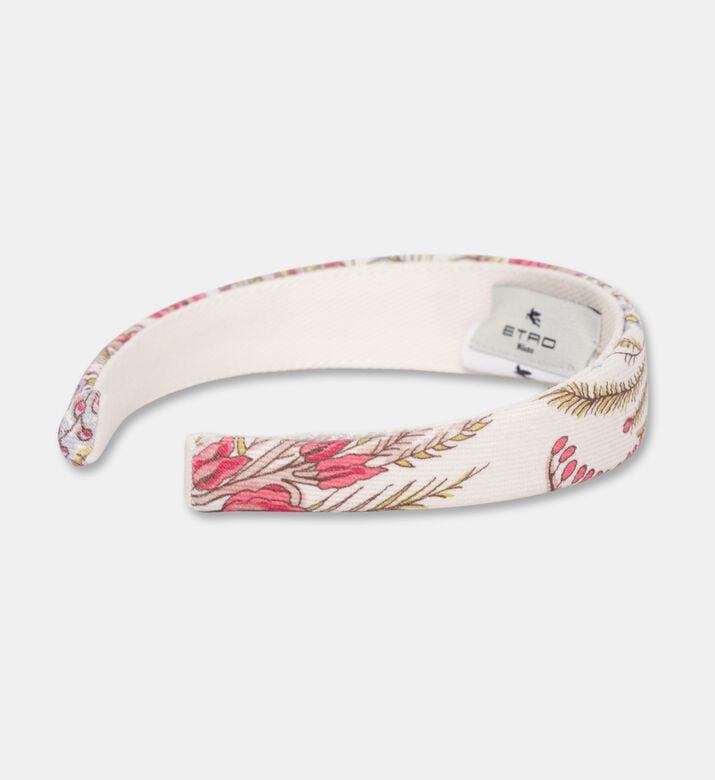 Etro Paisley-print Non-slip Headband, Cream, Packshot View