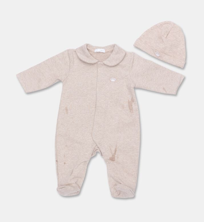 My First Collection Teddy Bear Blanket Gift Set, Beige, 1m, Packshot View