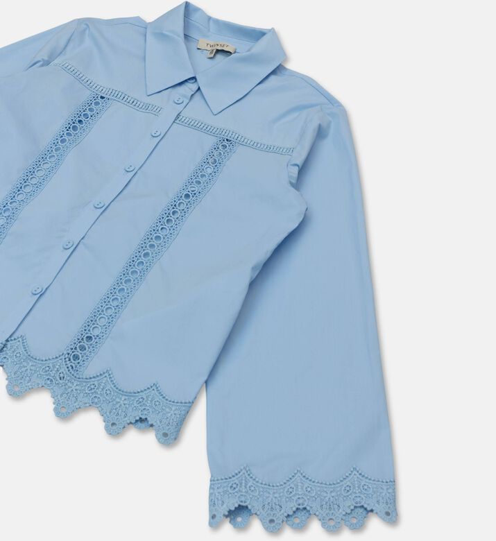 Twinset Eyelet Embroidery Lace Shirt, Packshot View