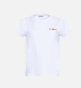 تيشيرت بوهيمي مطرز بقصة عادية