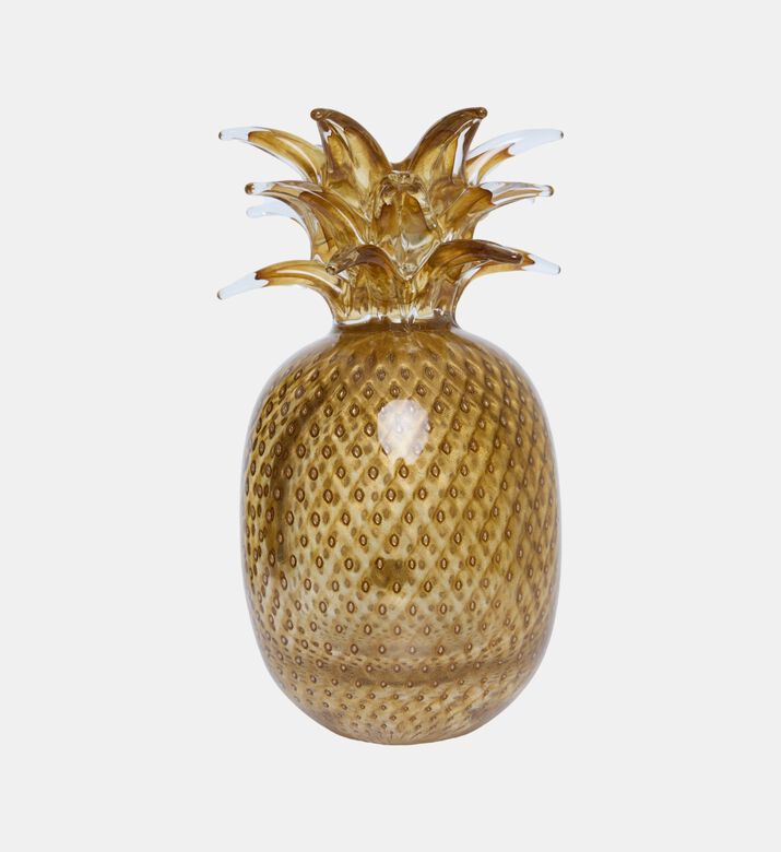 منحوتة بشكل أناناس كريستالية