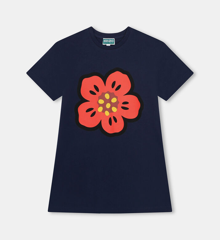 Sailor Flower Printed Jersey Dress