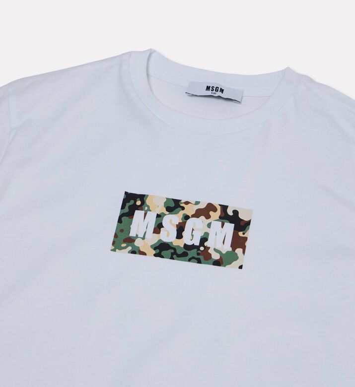M S G M Logo-print Regular-fit Short-sleeve T-shirt, Packshot View