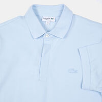 Cotton Ribbed-collar Polo Shirt