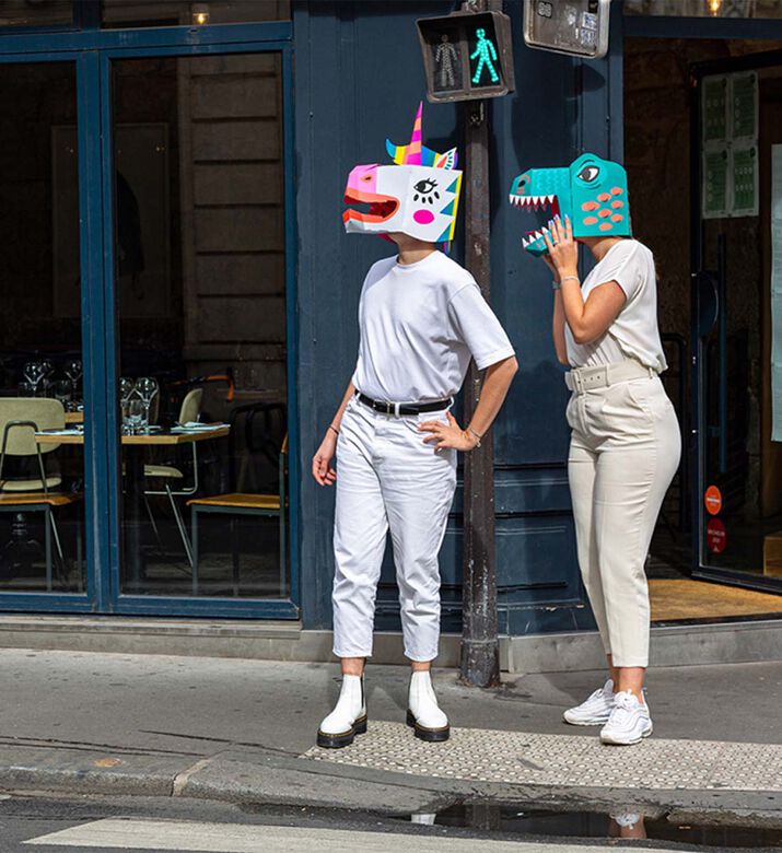 Unicorn 3d Cardboard Mask