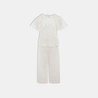 Alia Linen Blouse Trousers Set