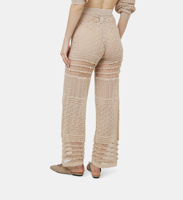 بنطال رافي محبوك واسع