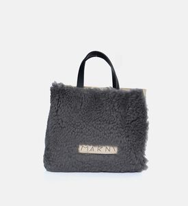Furry Top Handle Bag