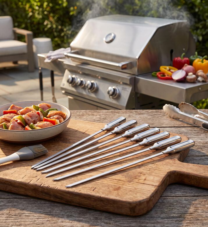 Oxo Stainless Grilling Skewers 6-piece Set, Model View