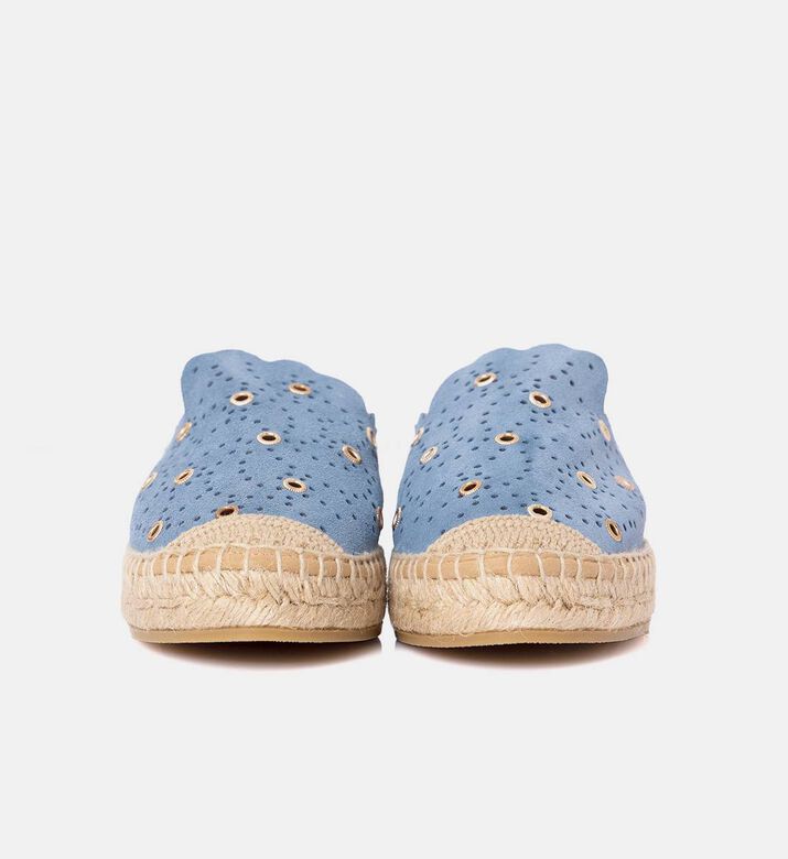 Black Jute Sole Mules
