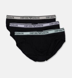 Emporio Armani Logo Elastic Waist 3-piece Boxer Set, Packshot View