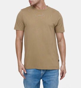 تيشيرت قطن بشعار جانبي