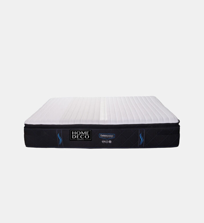 Home Deco and More Celestial Dream Medium Firm Mattress, White, 160x200-cm, Packshot View