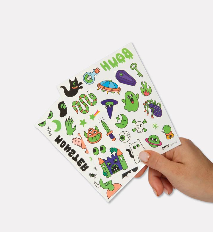 Omy Tattoos Boo Glow In The Dark, Packshot View