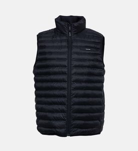 Calvin Klein Padded Quilted Vest, Black, Xl, Packshot View