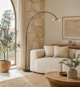 Masterlight Esme Round Base Floor Lamp, Packshot View