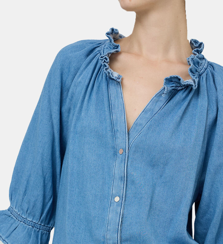 قميص دراكو بقصة فضفاضة قميص دراكو بقصة فضفاضة